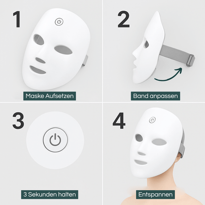 Lunivy LED-Kontur-Maske